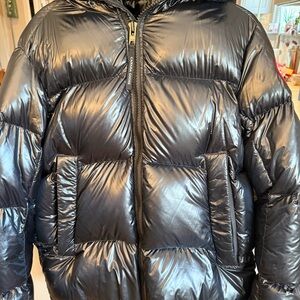 Canada Goose Glossy Black Down Jacket